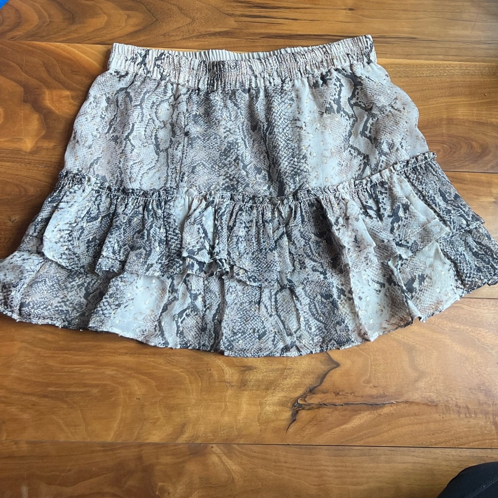 Generation Love snakeskin skirt